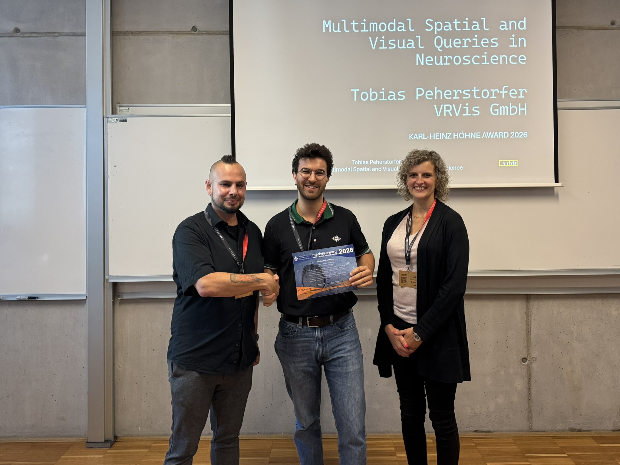 3: Tobias Peherstorfer Picture of the award ceremony