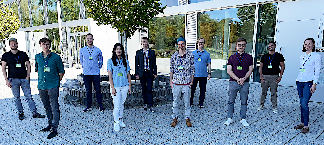 Photo of the organisation team at OTH Regensburg, 2021